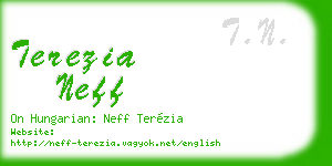 terezia neff business card