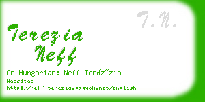 terezia neff business card